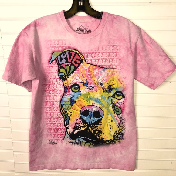 The MOUNTAIN Pitbull Love Tie Dye Tee - Picture 1 of 5
